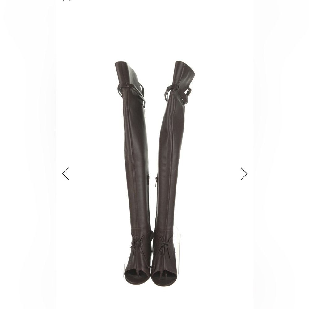 Gianvito Rossi Dark Brown Over-the-Knee Boots